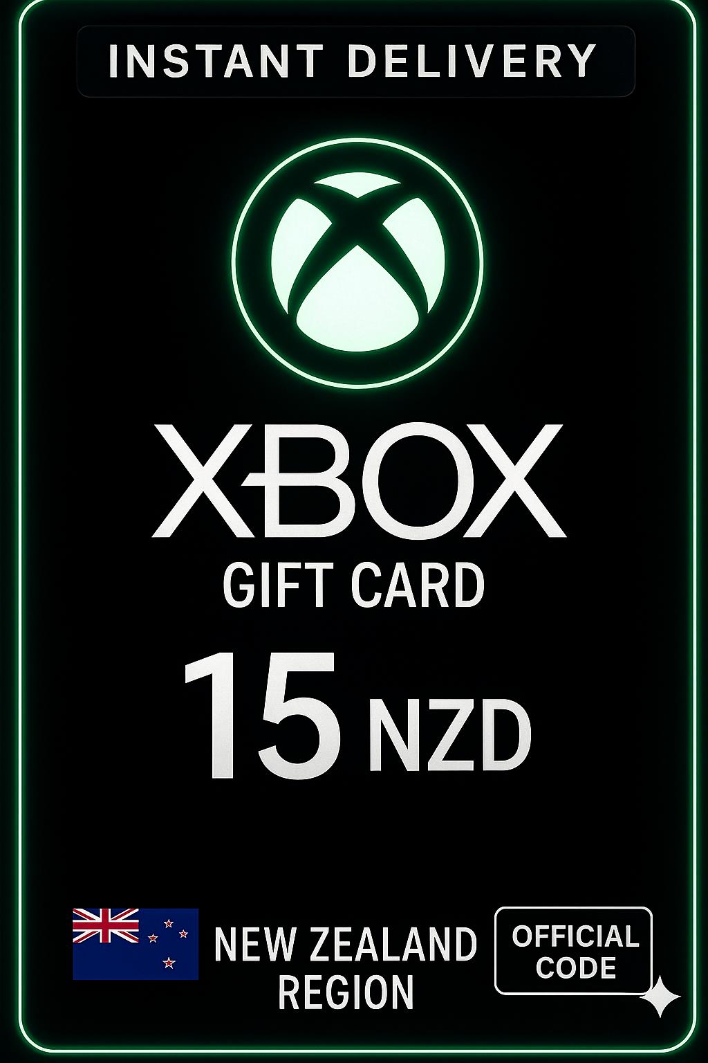 XBOX Live Kartı Yeni Zelandiya - 15 NZD