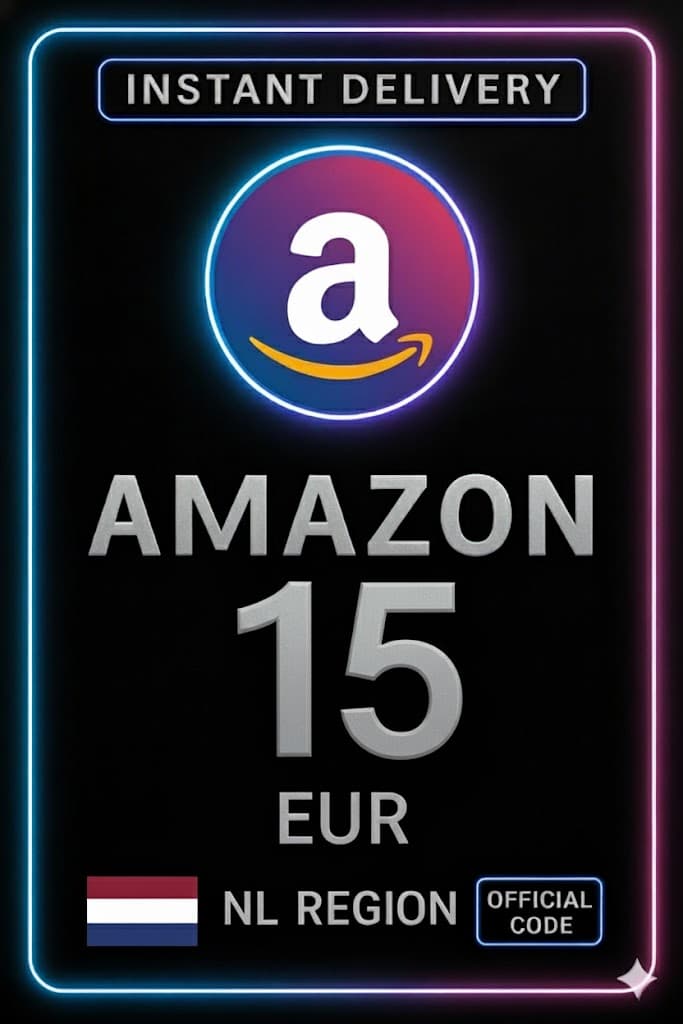 Amazon նվեր քարտ - Նիդերլանդներ 15 €