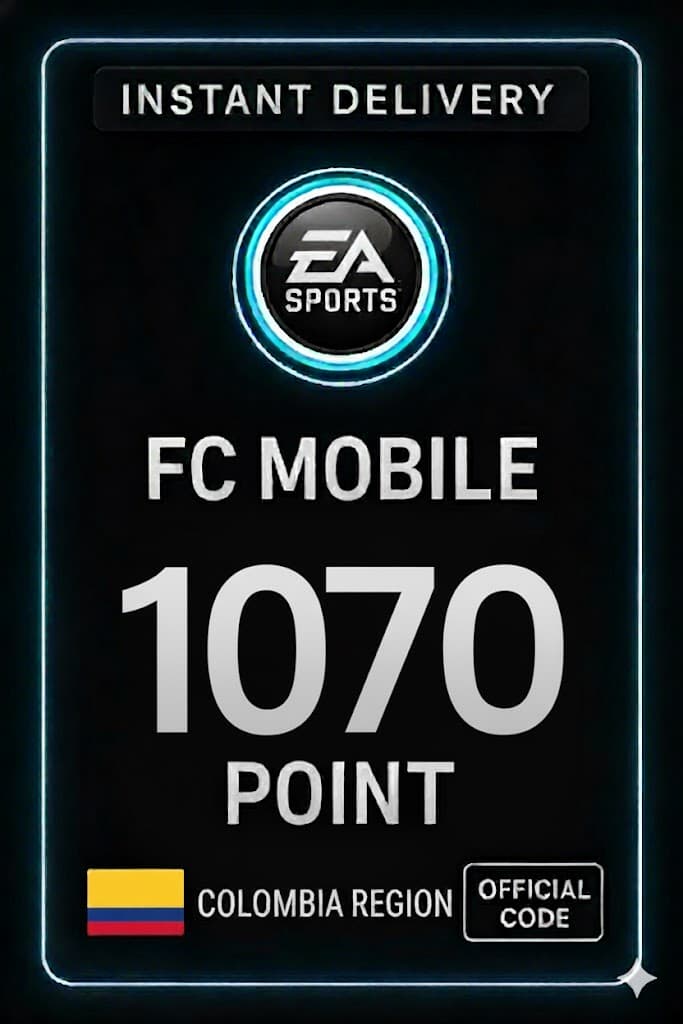 FC Mobile 1070 միավոր Նվեր Քարտ - Կոլումբիա