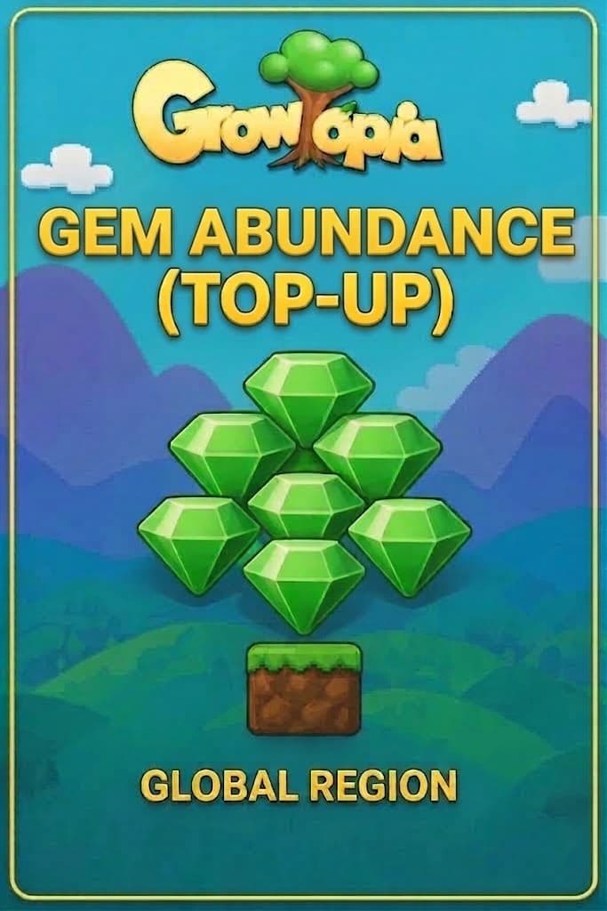 Growtopia - Gem Abundance (Top-Up)