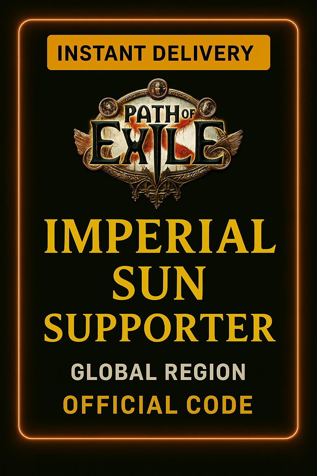Path Of Exile Kejsarliga Solen Stödjare