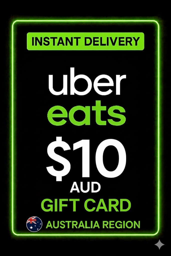 Uber Eats presentkort - 10 AUD