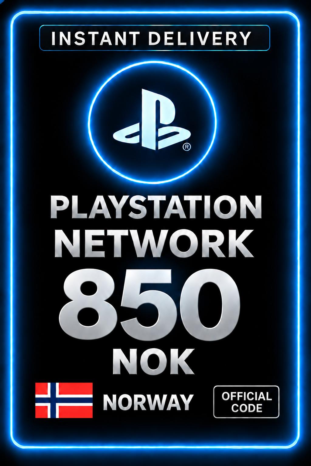 PSN Card Norway - 850 NOK