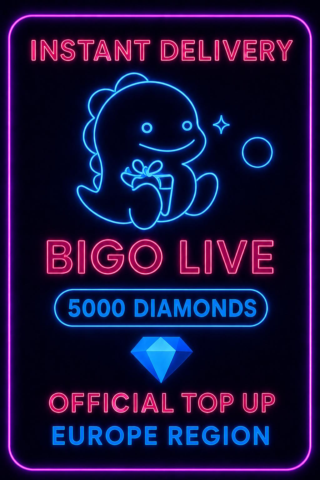 Bigo Live - 5000 Diamonds (Top-Up) (EU)