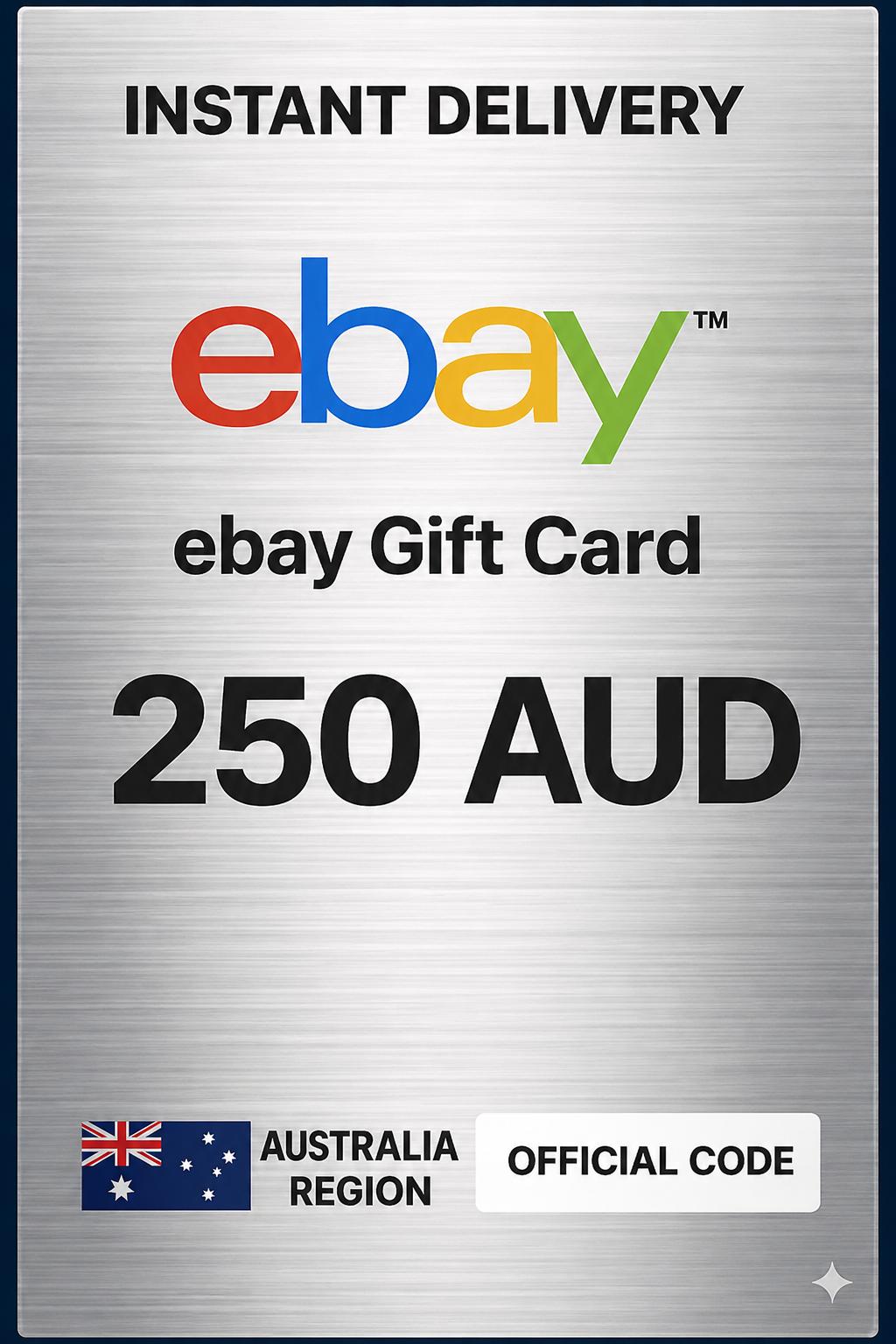eBay Gift Card 250 AUD