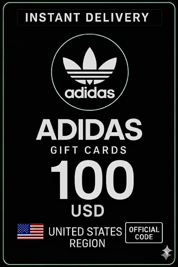 Adidas gavekort 100 USD