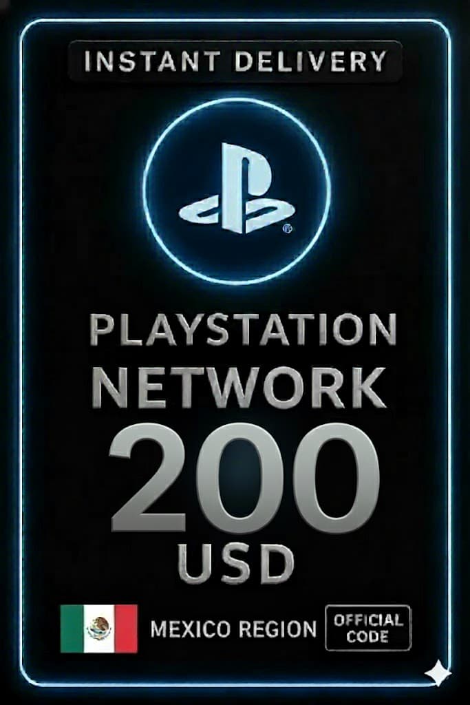 PSN-kortti Meksiko - MX 200 USD
