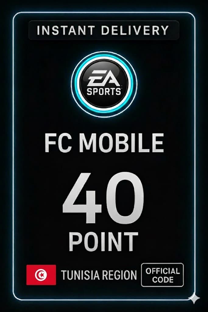 FC Mobile 40 միավոր Նվեր Քարտ - Թունիս