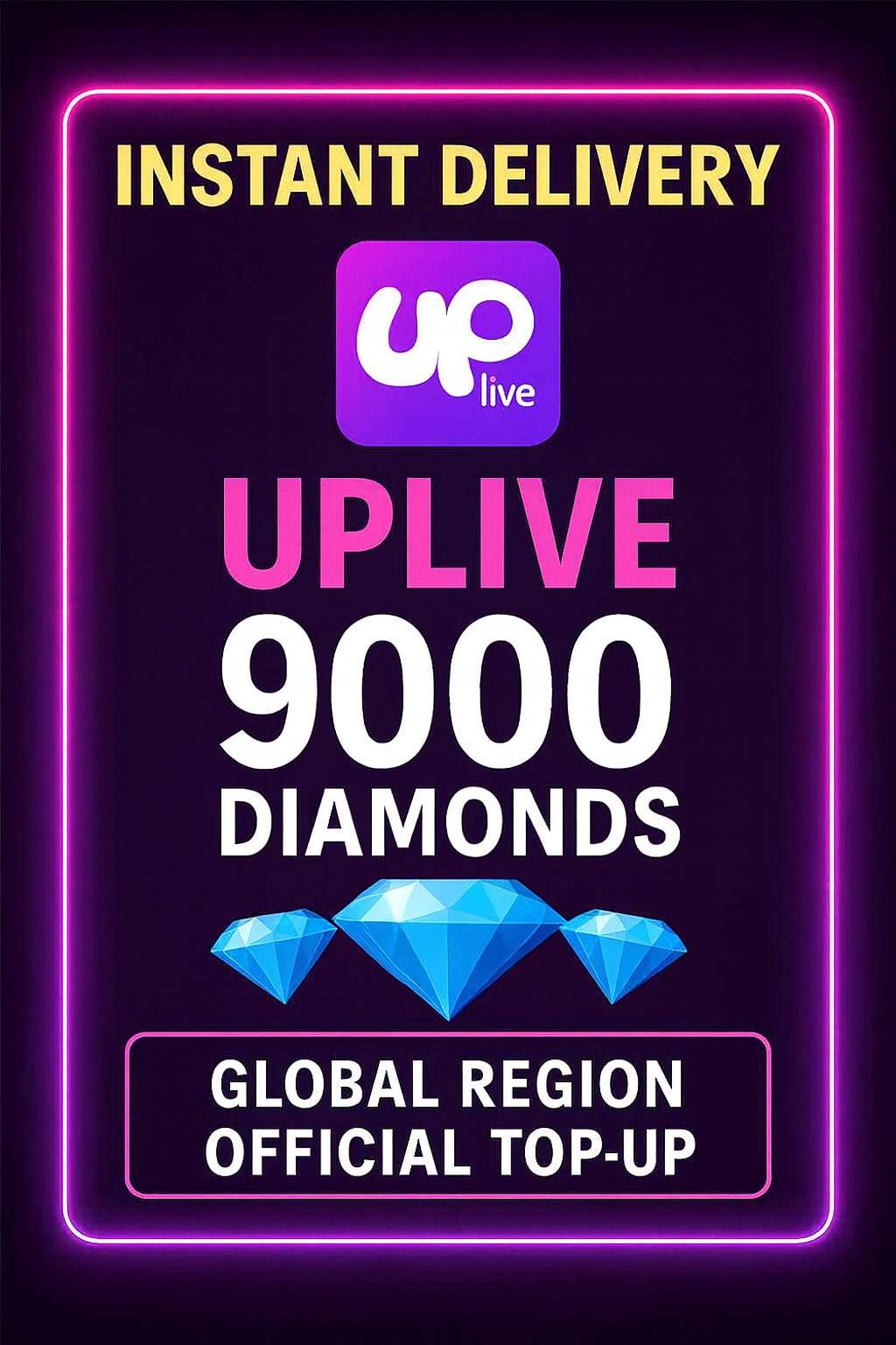 UPlive 9000 Diamanten (Top-Up)