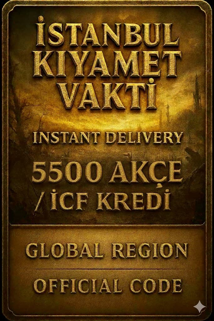 istanbul Kıyamet Vakti 5500 Akçe / ICF Kredi