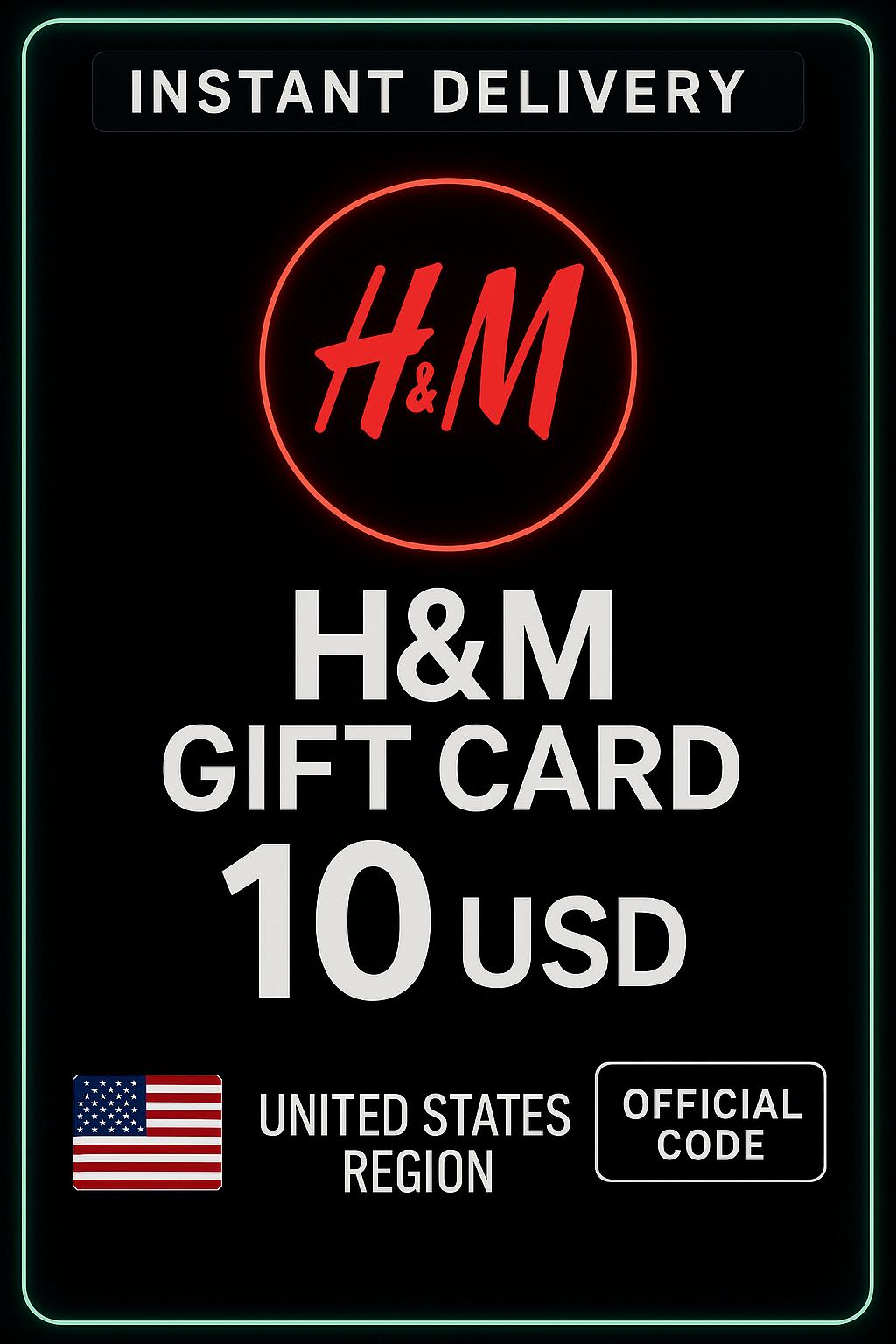 כרטיסי מתנה H&M - 10$