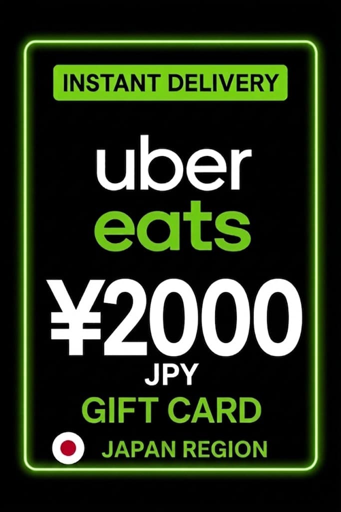 Uber & Uber Eats JP 2000 JPY