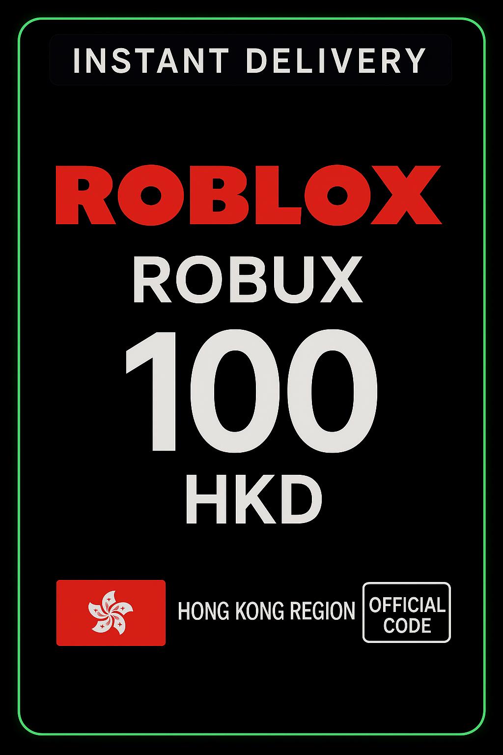 Roblox 100 HKD Game Card (HK)
