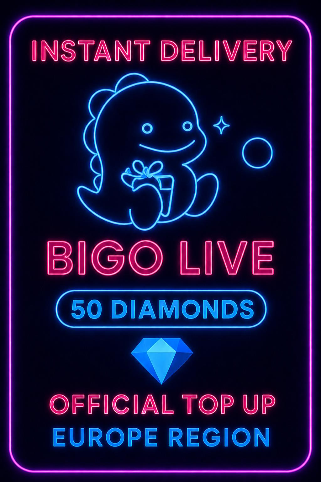 Bigo Live - 50 Diamonds (Top-Up) (EU)