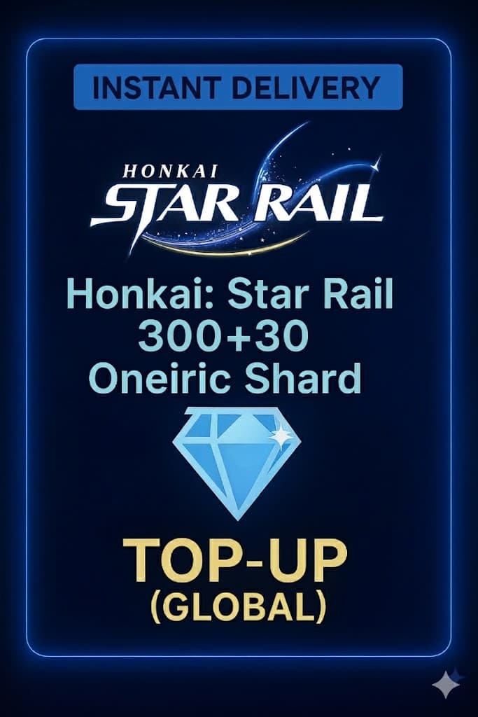 Honkai: Star Rail 300+30 Oneiric Shard (Mondial)