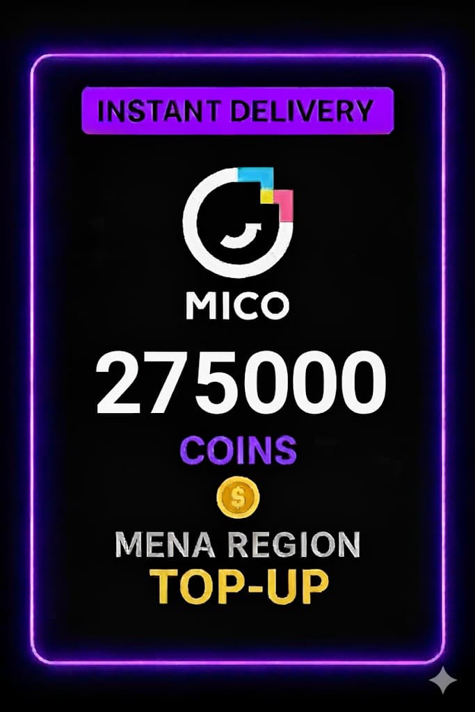 Mico Live - 275000 Coins Top-Up (MENA)