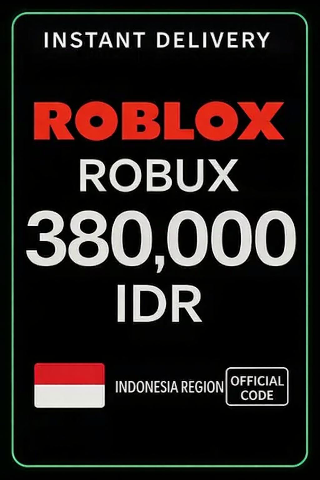 Roblox 380.000 IDR Game Card (ID)
