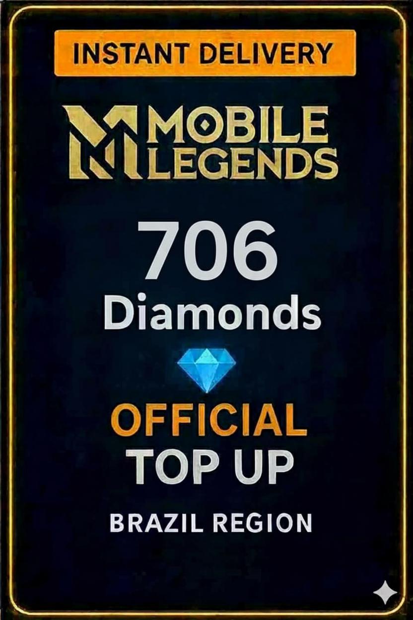 Mobile Legends - 706 Diamonds Top-Up (Brazil)