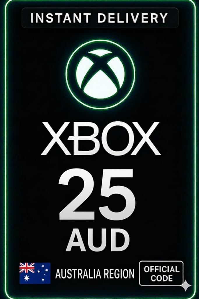 Xbox Live Gift Card 25 AU $ Wallet