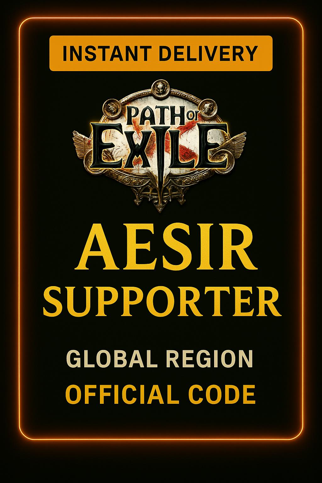 Path of Exile Aesir-supporter