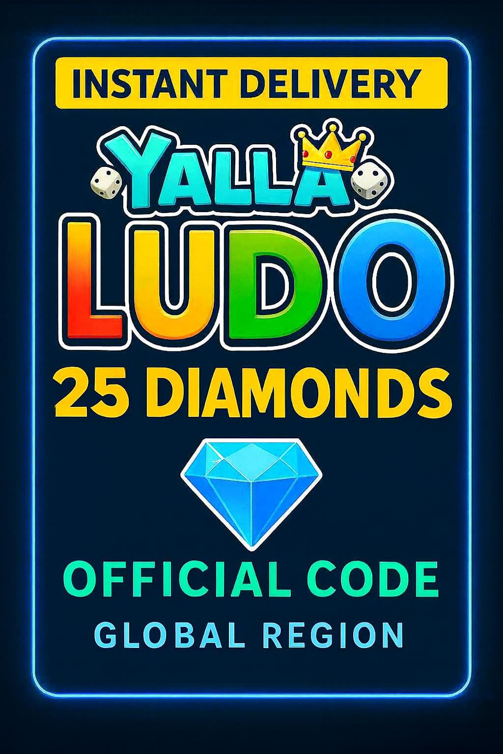 Yalla Ludo - USD 25 Diamonds (INT)