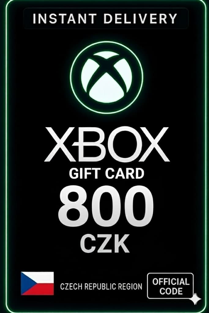 XBOX Live karta Česká republika - 800 CZK