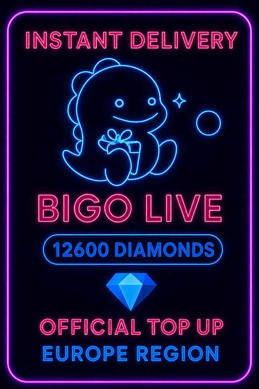 Bigo Live - 12600 Diamonds (Top-Up) (EU)