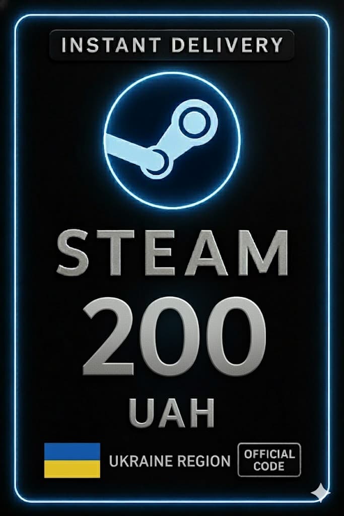 Steam Wallet 200 UAH - (Ukrayna)