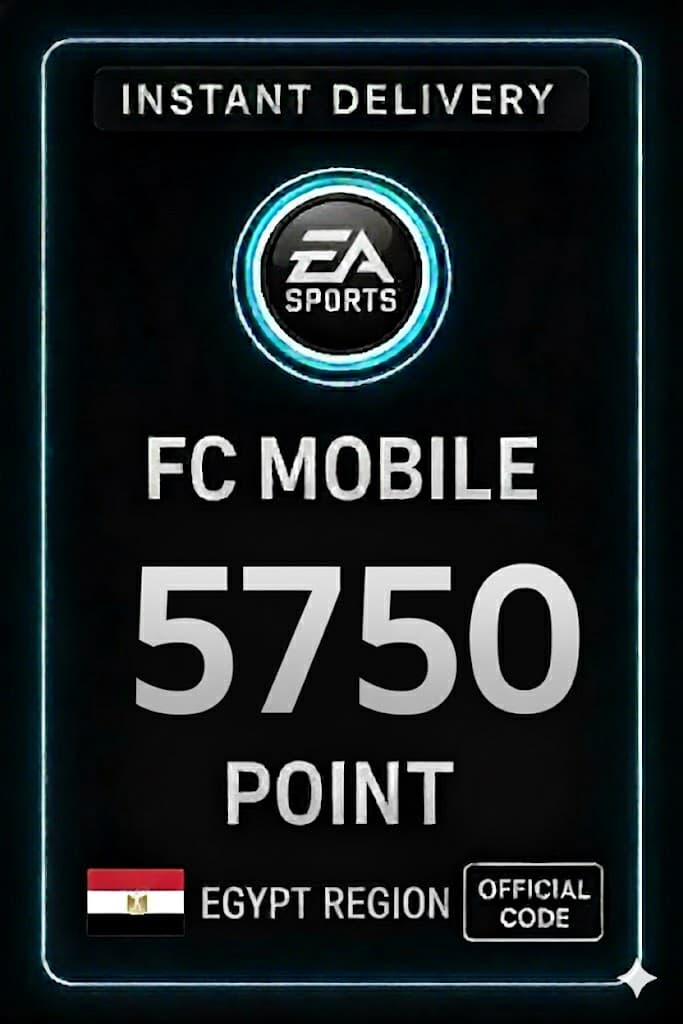 FC Mobile 5750 միավոր Նվեր Քարտ - Եգիպտոս