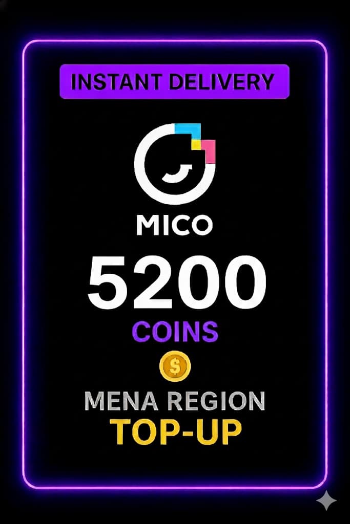 Mico Live - 5200 Coins Top-Up (MENA)