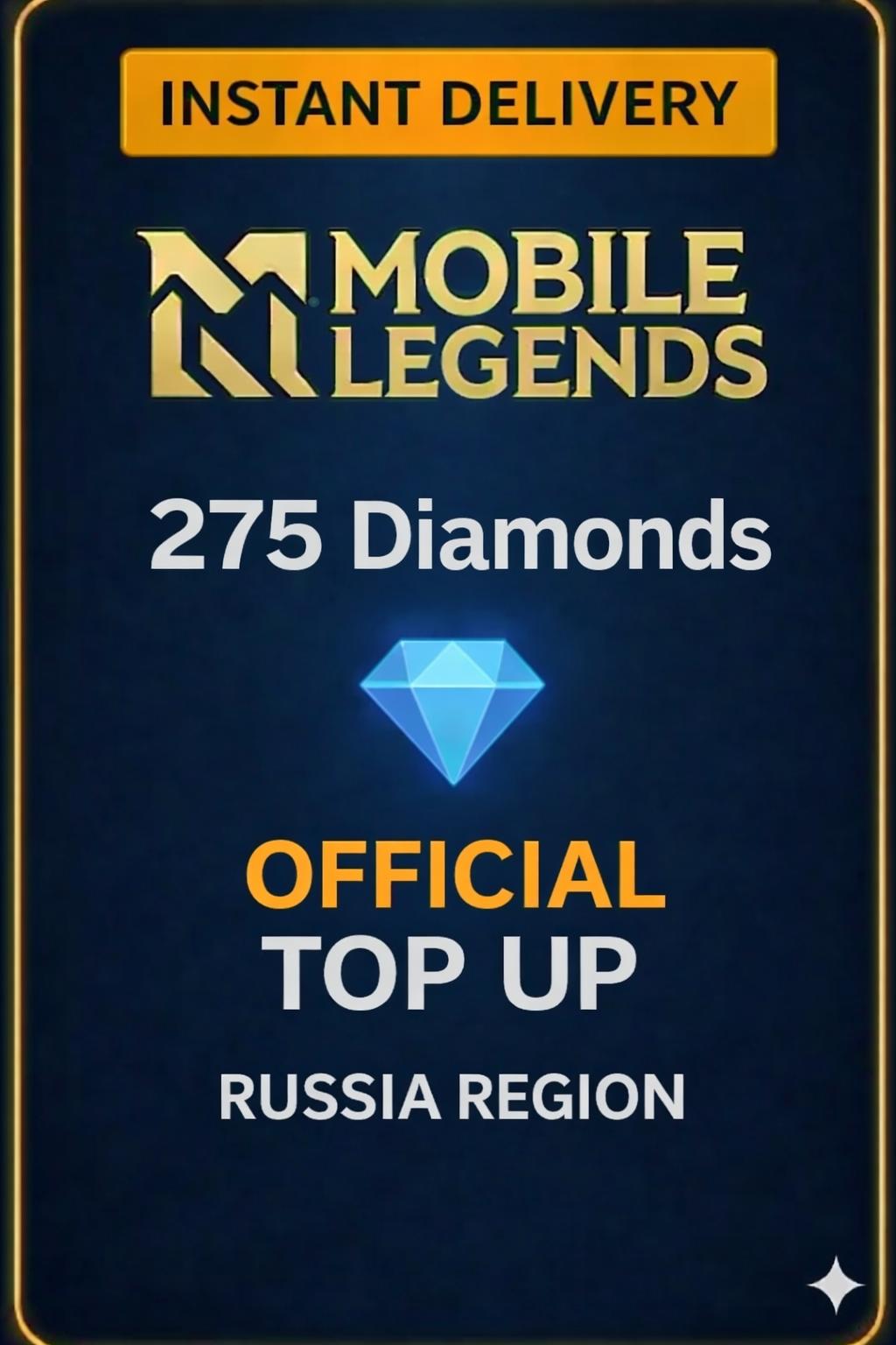 Mobile Legends 275 Diamonds Top-Up (Russia)