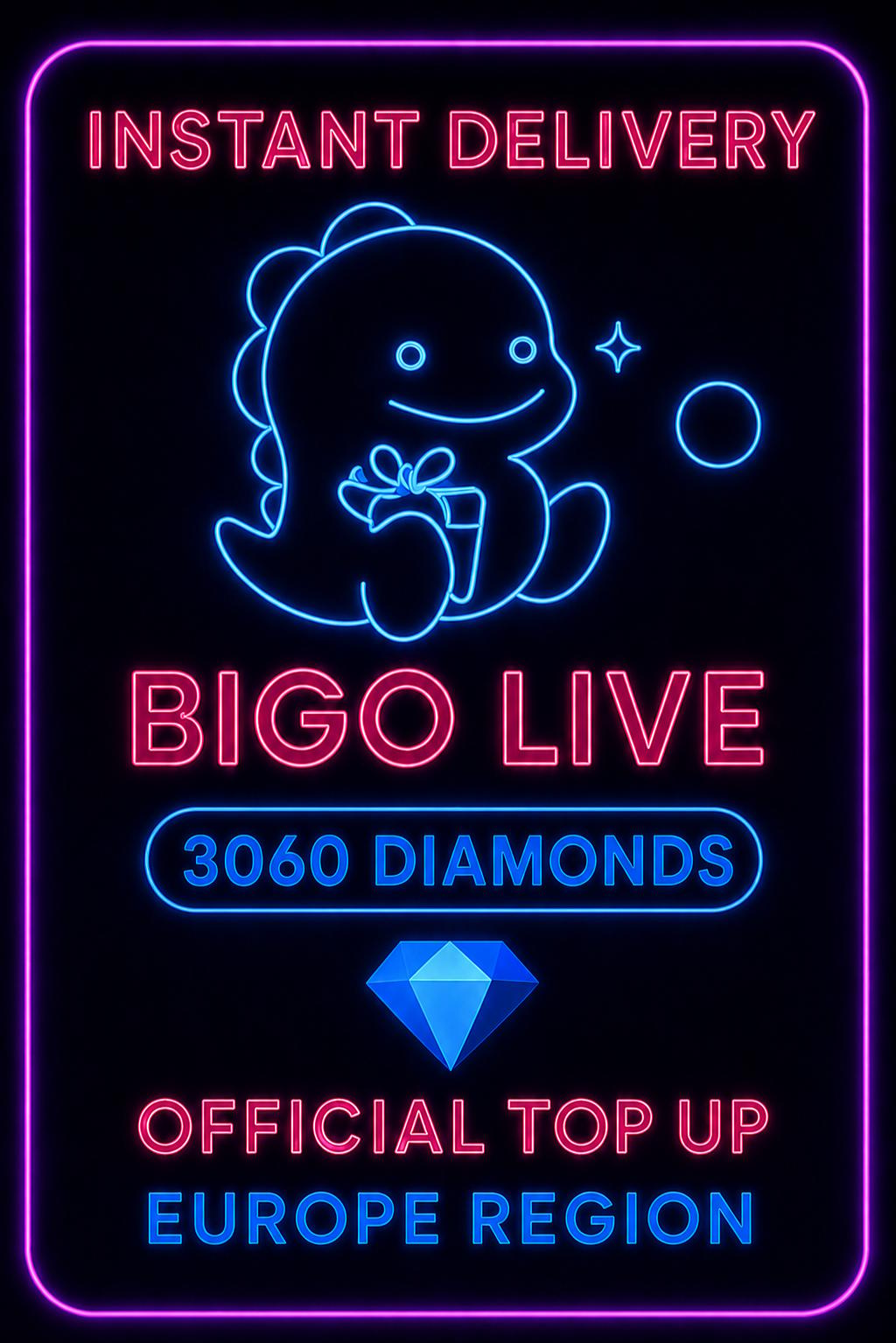 Bigo Live - 3060 Diamonds (Top-Up) (EU)