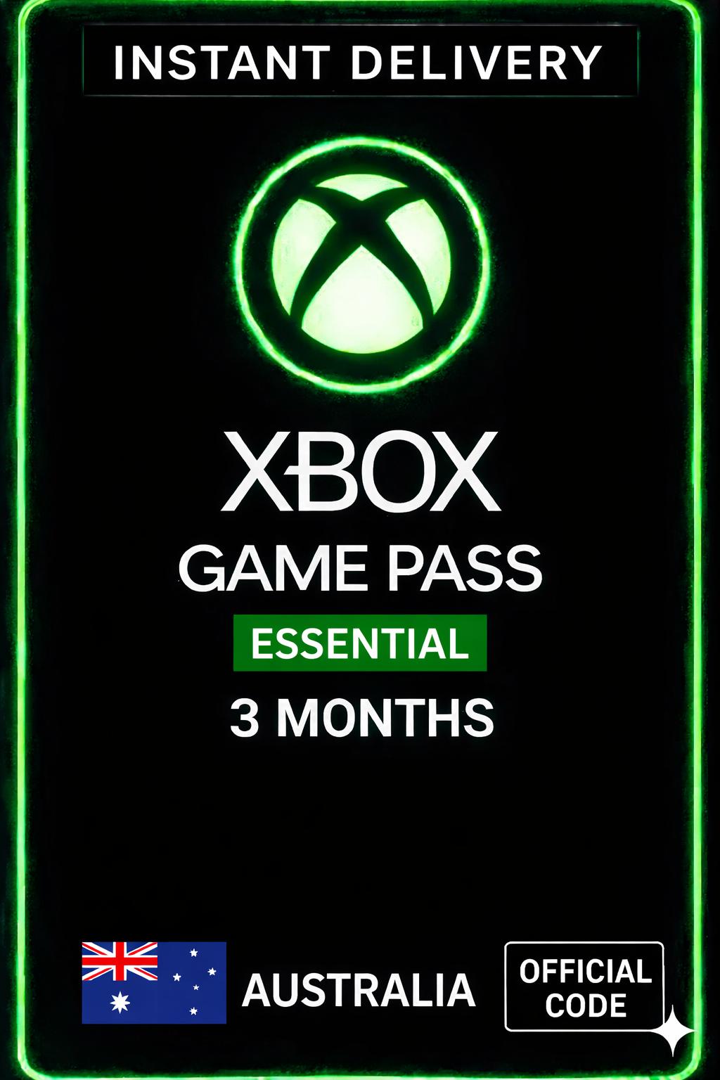 Xbox Game Pass Essential 3 Month - Australia