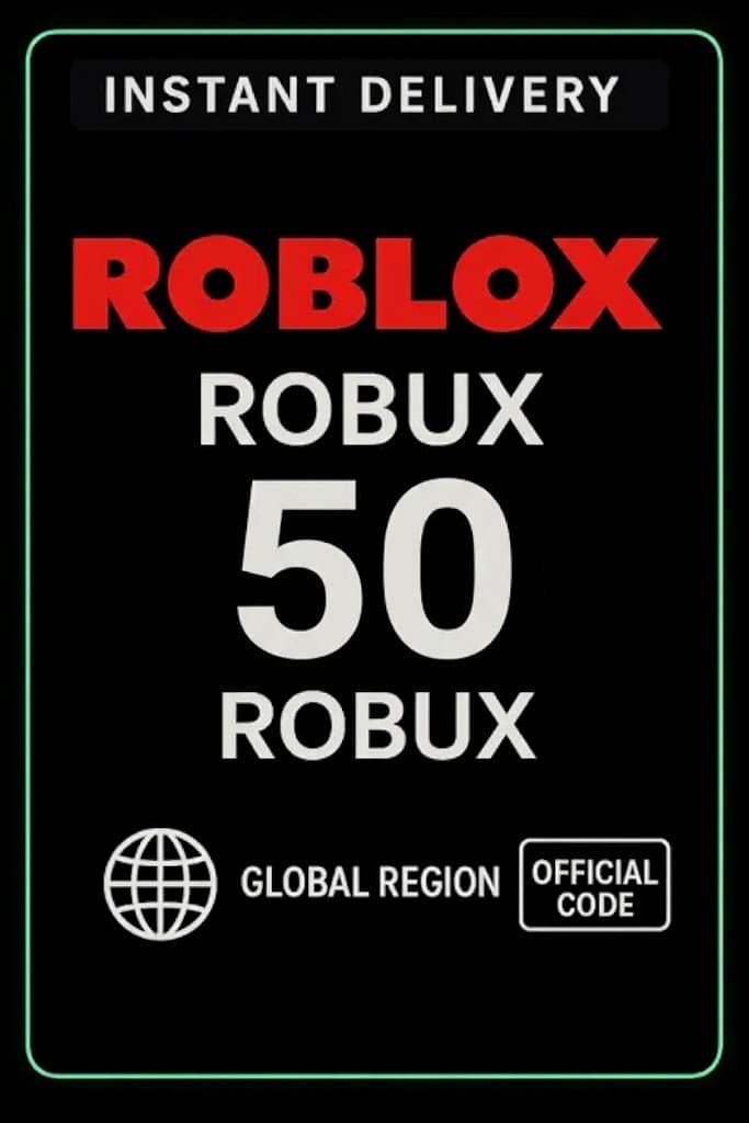 Roblox Gift Cards - 50 Robux (Global)