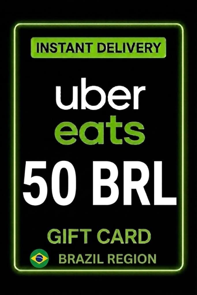 Uber Eats Gift Card - 50 BRL