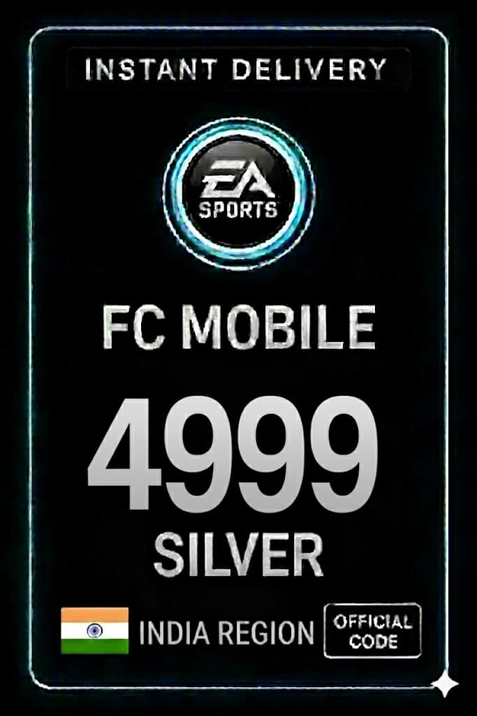 FC Mobile 4999 Sidabrinė Dovanų Kortelė - Indija