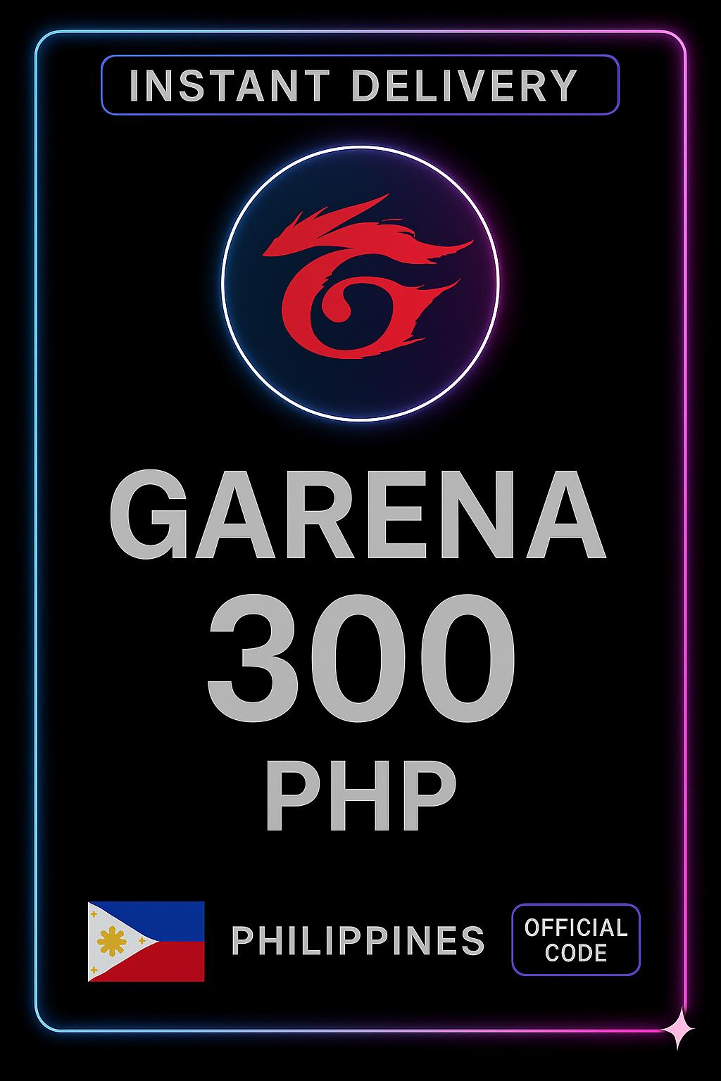 Garena Shells 300 Peso (PH)