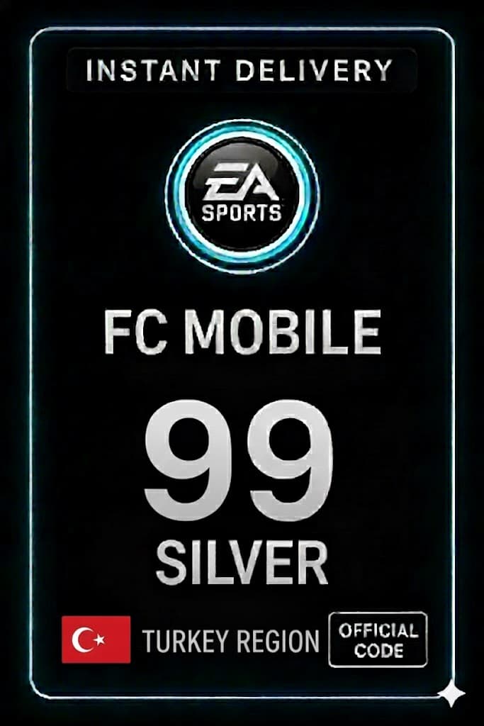 FC Mobile 99 արծաթ Նվեր Քարտ - Թուրքիա