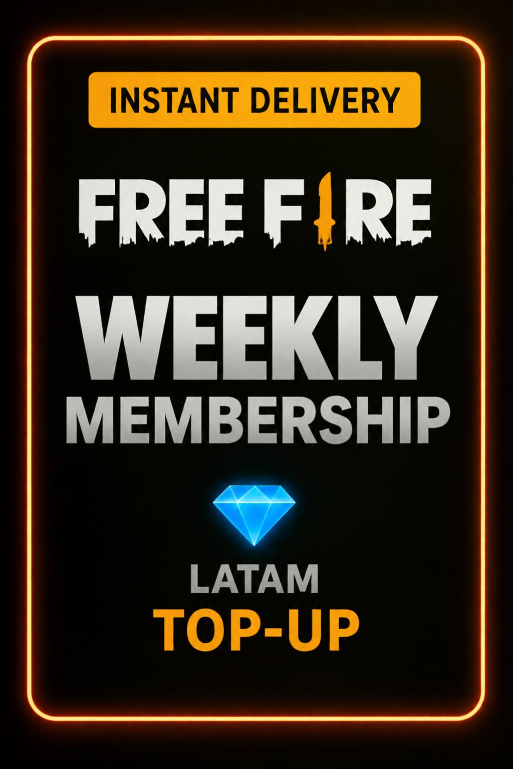 Recarga Semanal de Membresía de Free Fire (LATAM)