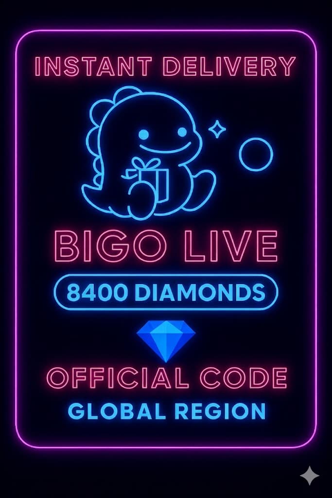 Bigo Live - 8400ダイヤモンド（グローバル）
