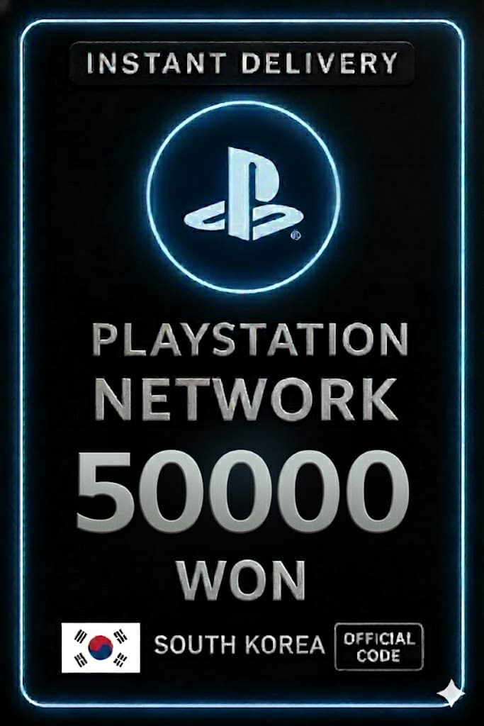 PSN kort Koreu - 50000 KRW