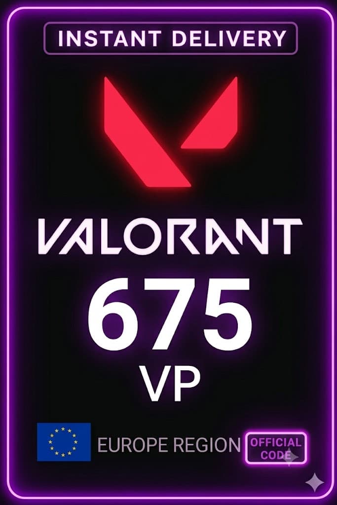Valorant Points 675 VP (EU Server)