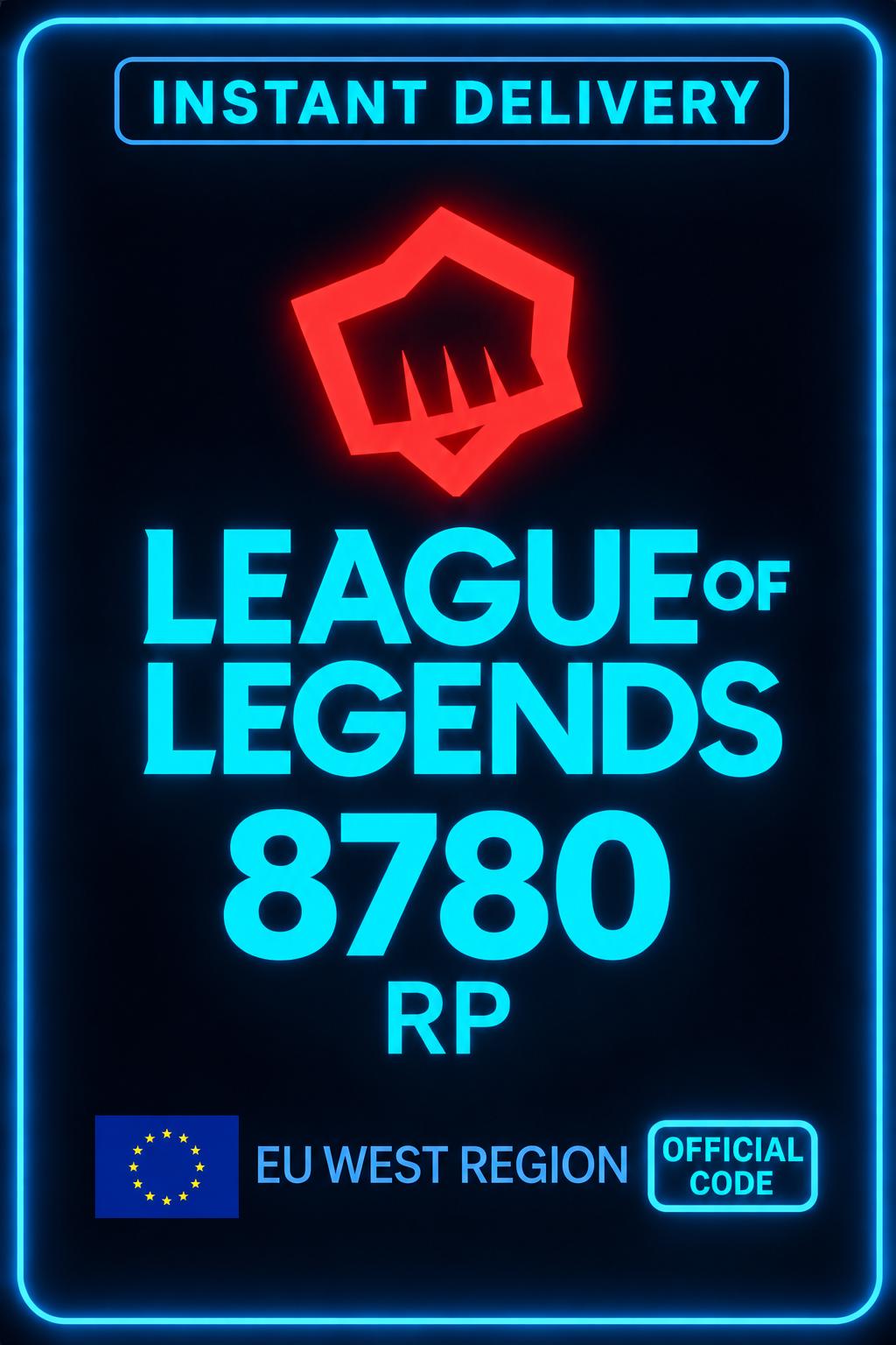 League of Legends - 8780 RP (EU West Server)