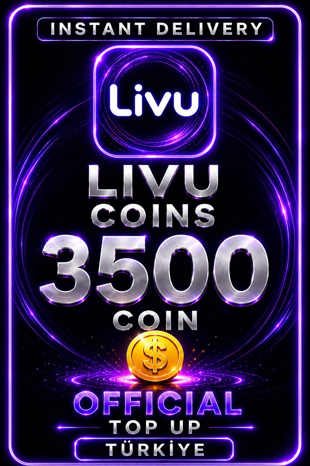LivU - 3500 Coins Top Up (Turkey)