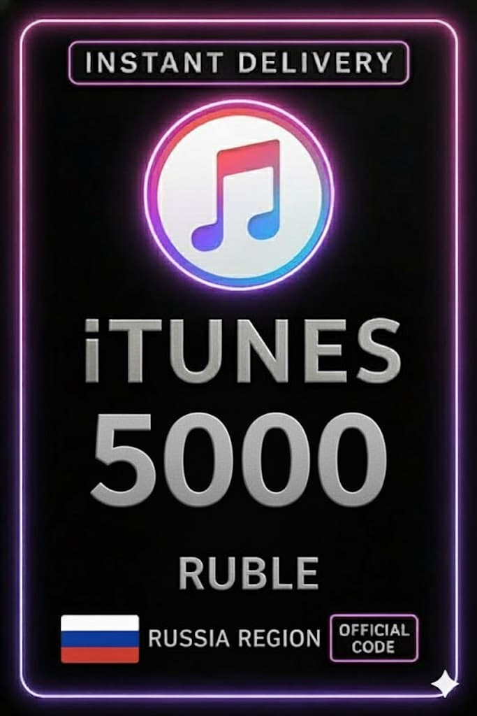 iTunes Gift Card 5000 Rubles