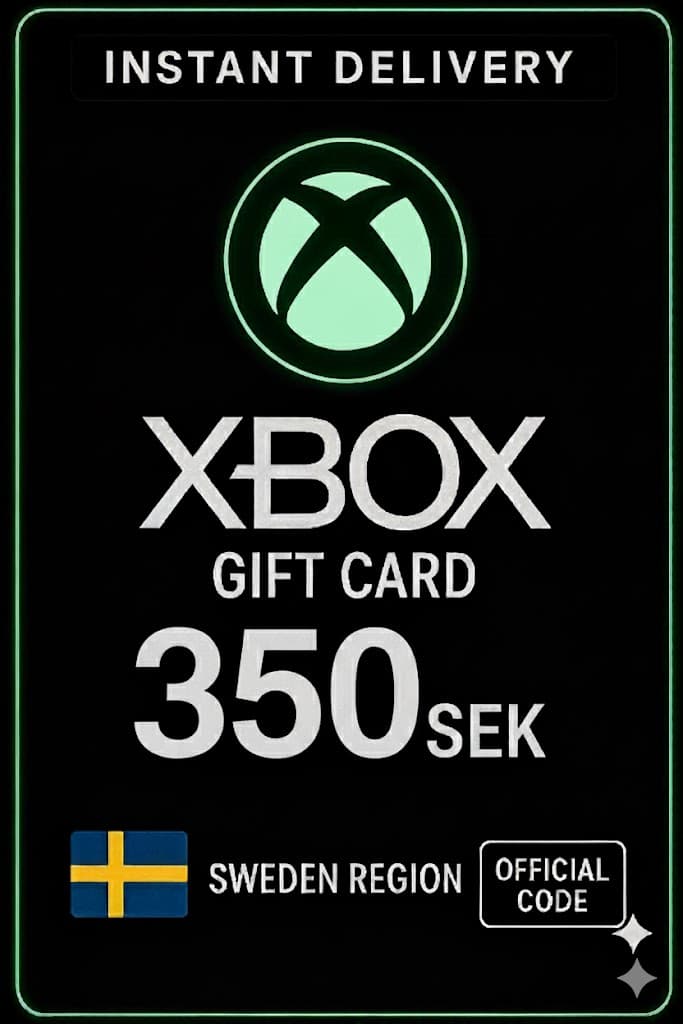 כרטיס מתנה ל-XBox Live שוודיה - 350 SEK
