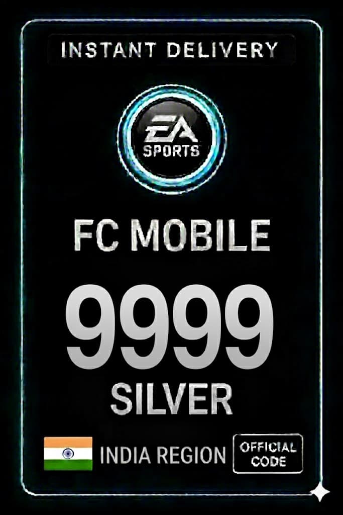 FC Mobile 9999 Sidabras Dovanų Kortelė - Indija