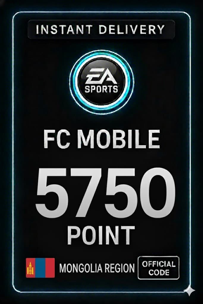 FC Mobile 5750 Punkty Karta Podarunkowa - Mongolia