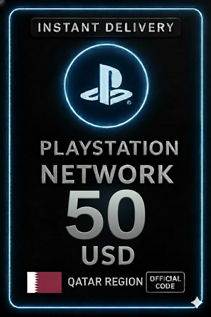 PSN карт 50 АҚШ доллары Катар