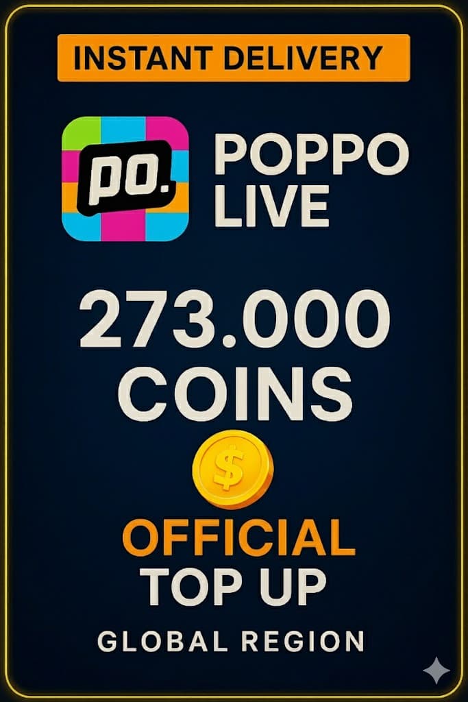 Poppo Live - 273000 Coins (Top-Up)